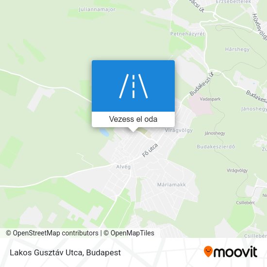 Lakos Gusztáv Utca térkép
