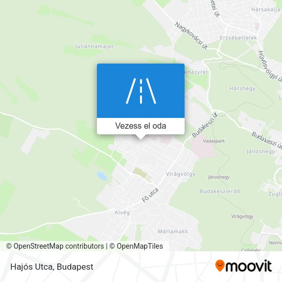 Hajós Utca térkép