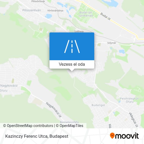 Kazinczy Ferenc Utca térkép