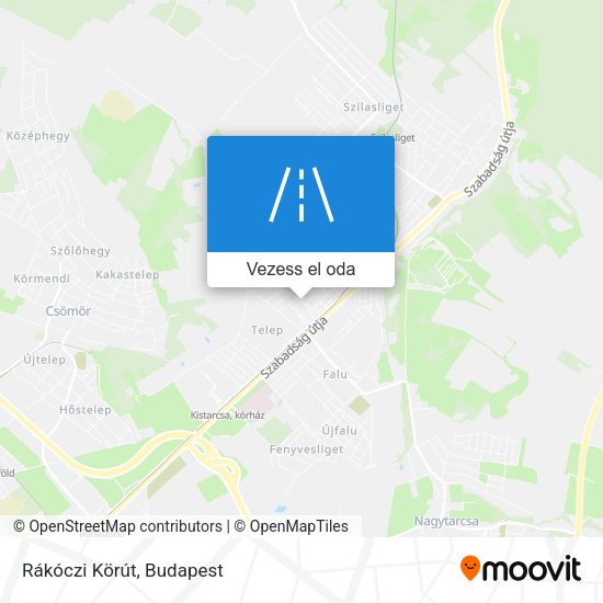 Rákóczi Körút térkép