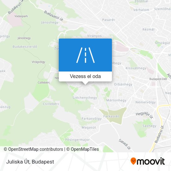 Juliska Út térkép