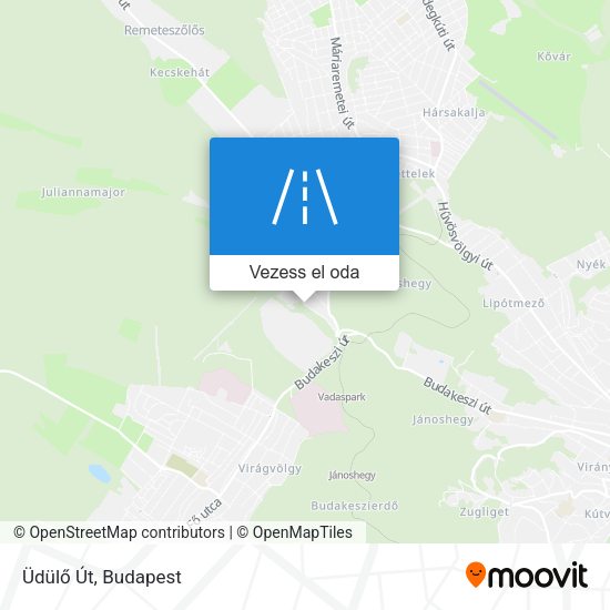 Üdülő Út térkép