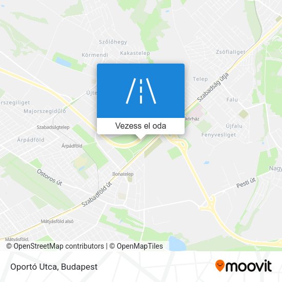 Oportó Utca térkép