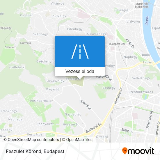 Feszület Körönd térkép