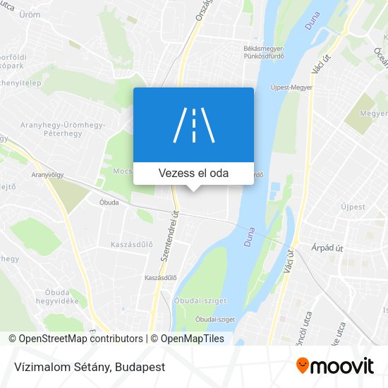 Vízimalom Sétány térkép