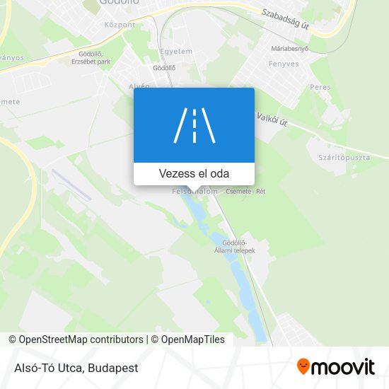 Alsó-Tó Utca térkép