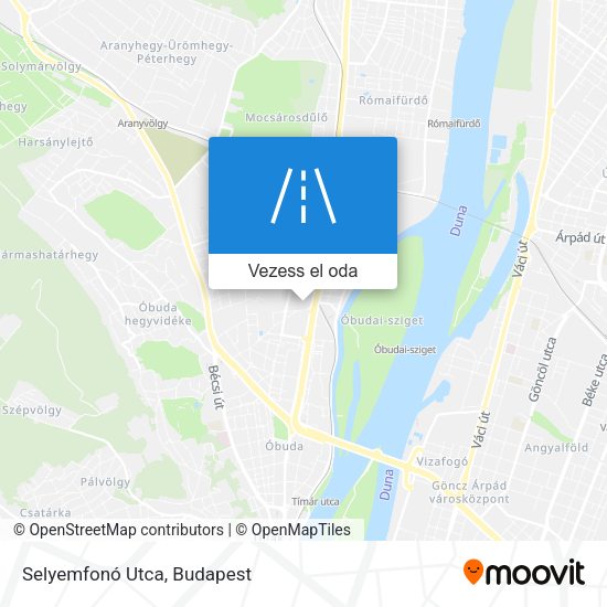 Selyemfonó Utca térkép