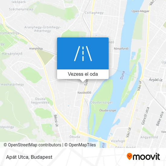 Apát Utca térkép