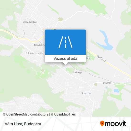 Vám Utca térkép