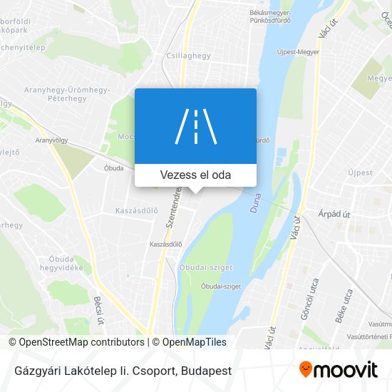 Gázgyári Lakótelep Ii. Csoport térkép