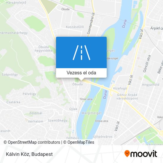 Kálvin Köz térkép