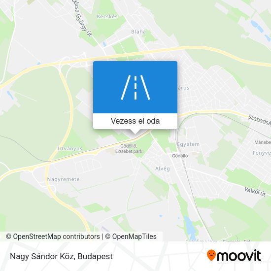 Nagy Sándor Köz térkép