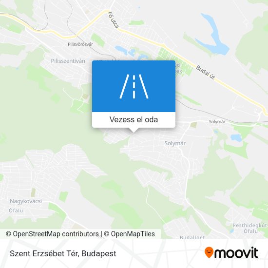 Szent Erzsébet Tér térkép