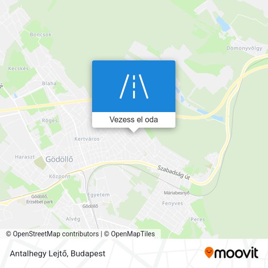 Antalhegy Lejtő térkép