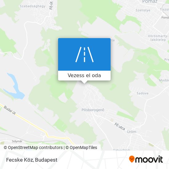 Fecske Köz térkép