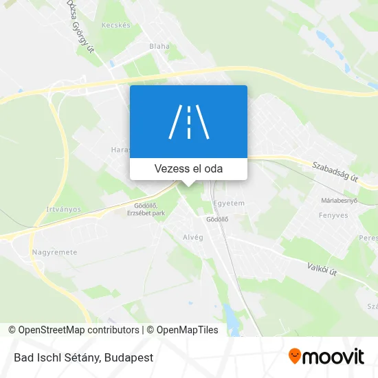 Bad Ischl Sétány térkép