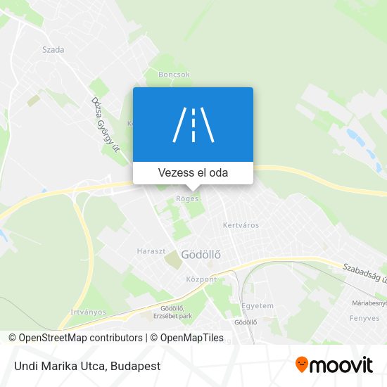 Undi Marika Utca térkép