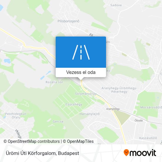 Ürömi Úti Körforgalom térkép