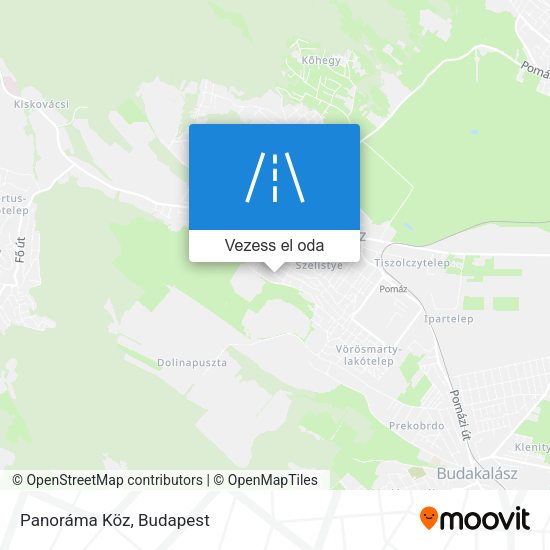 Panoráma Köz térkép
