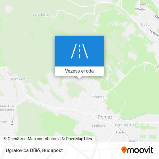 Ugralovica Dűlő térkép