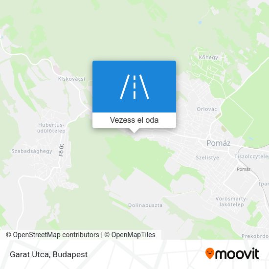 Garat Utca térkép