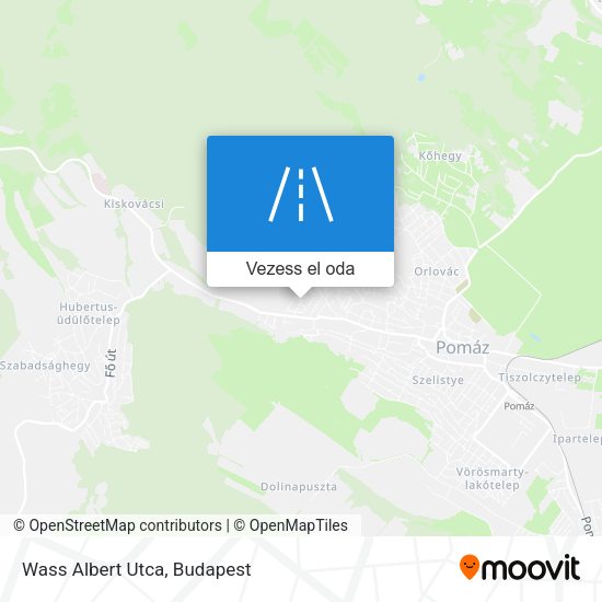 Wass Albert Utca térkép