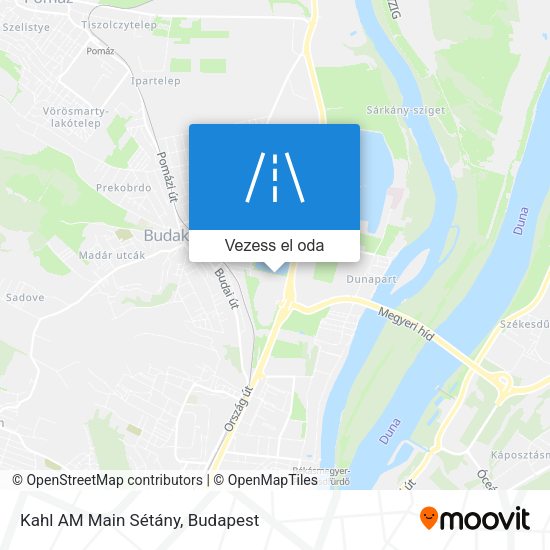 Kahl AM Main Sétány térkép