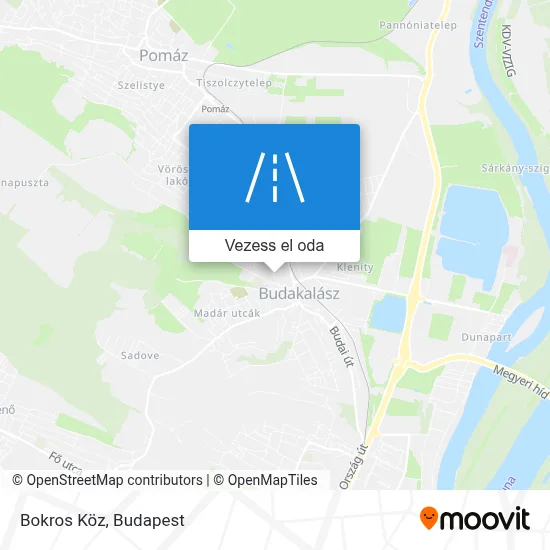 Bokros Köz térkép