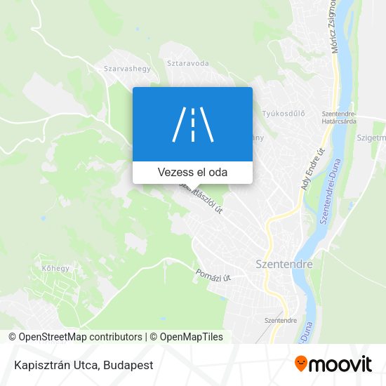 Kapisztrán Utca térkép