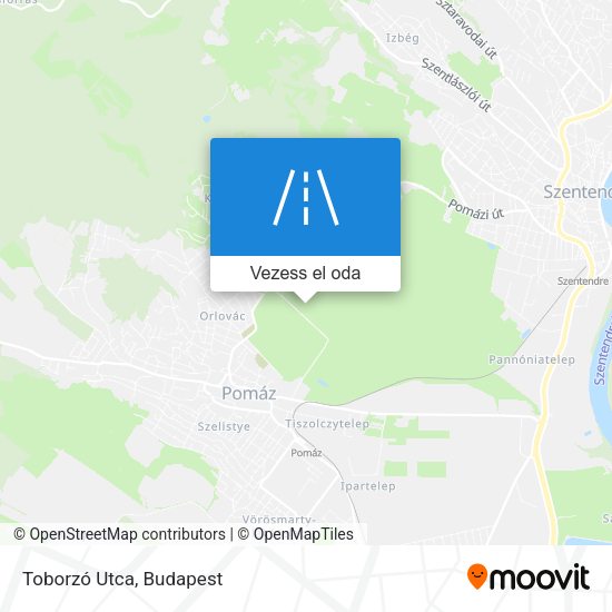 Toborzó Utca térkép