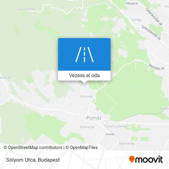 Sólyom Utca térkép