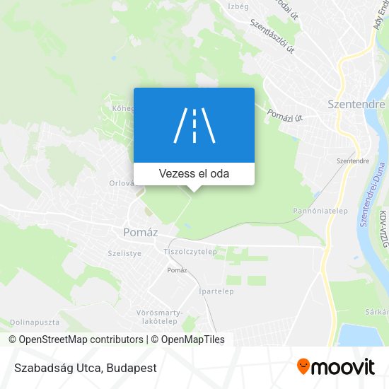 Szabadság Utca térkép