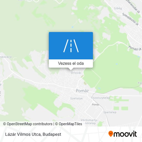 Lázár Vilmos Utca térkép