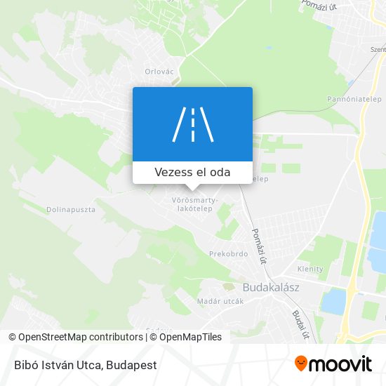 Bibó István Utca térkép