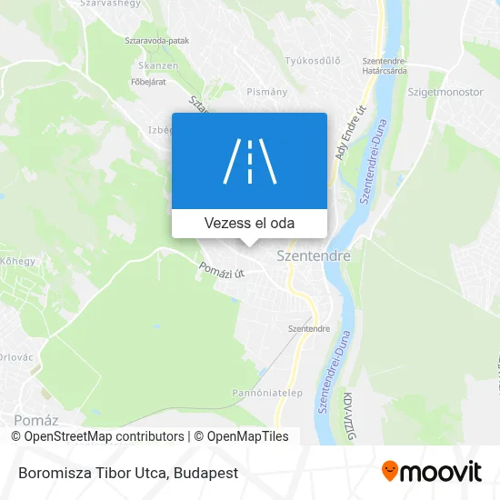 Boromisza Tibor Utca térkép