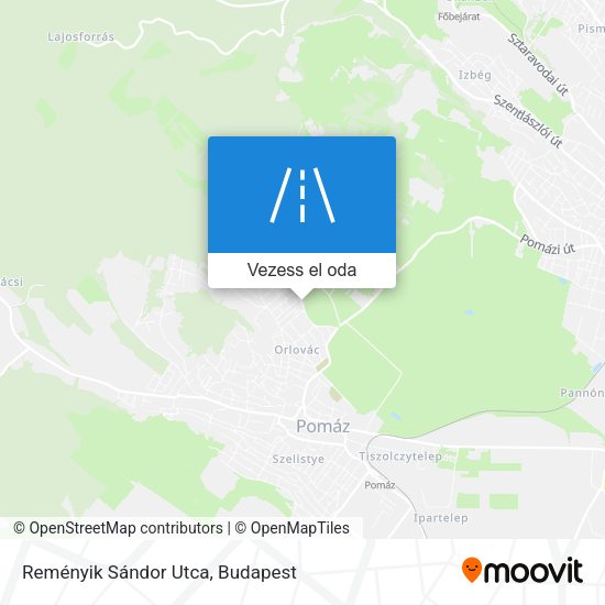 Reményik Sándor Utca térkép