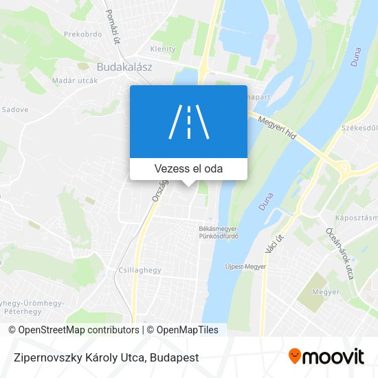 Zipernovszky Károly Utca térkép