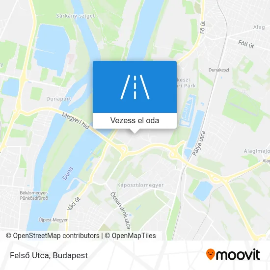 Felső Utca térkép
