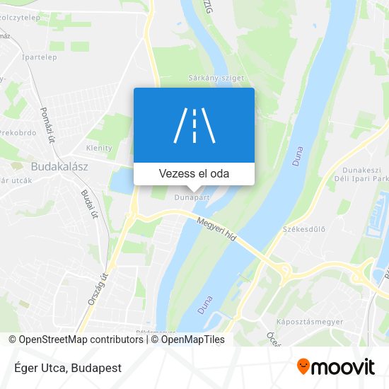 Éger Utca térkép