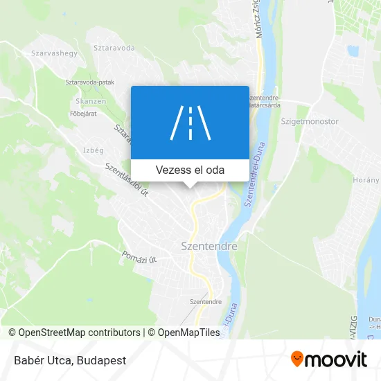 Babér Utca térkép