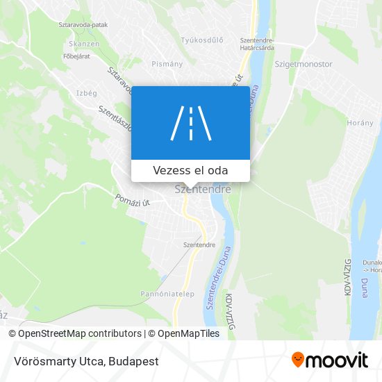 Vörösmarty Utca térkép