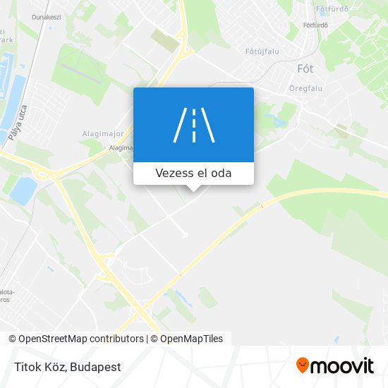 Titok Köz térkép