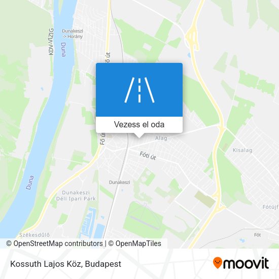 Kossuth Lajos Köz térkép