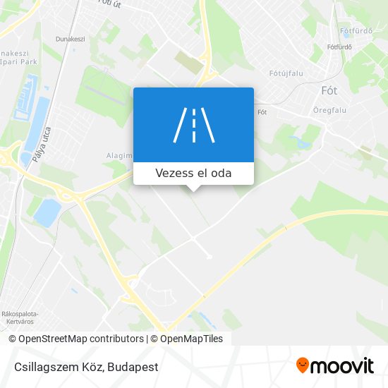 Csillagszem Köz térkép