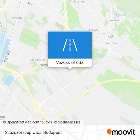Százszorszép Utca térkép