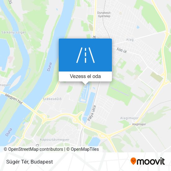 Sügér Tér térkép