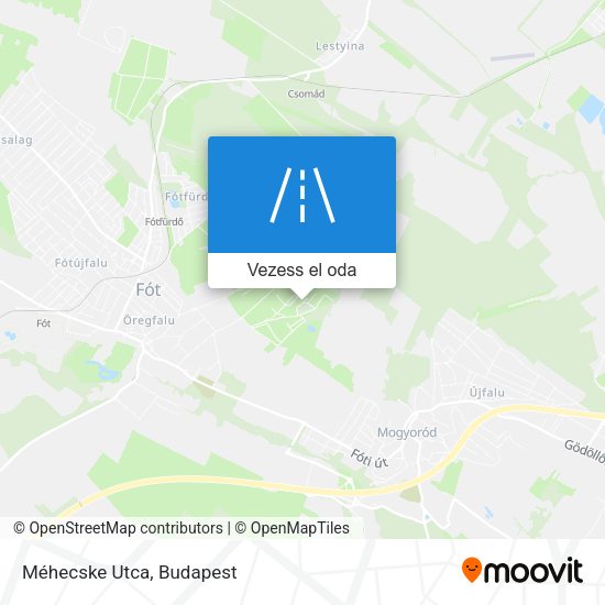 Méhecske Utca térkép