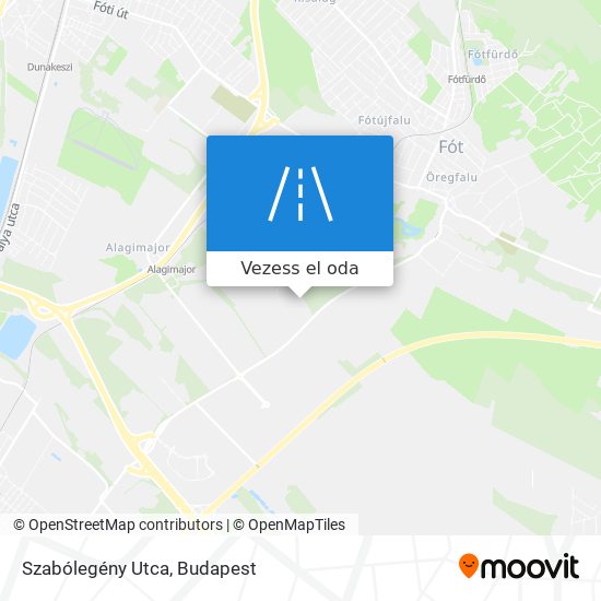Szabólegény Utca térkép