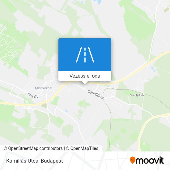 Kamillás Utca térkép