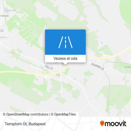 Templom Út térkép